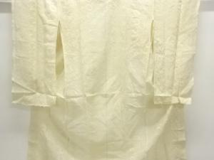 アンティーク　綿レース花模様長襦袢